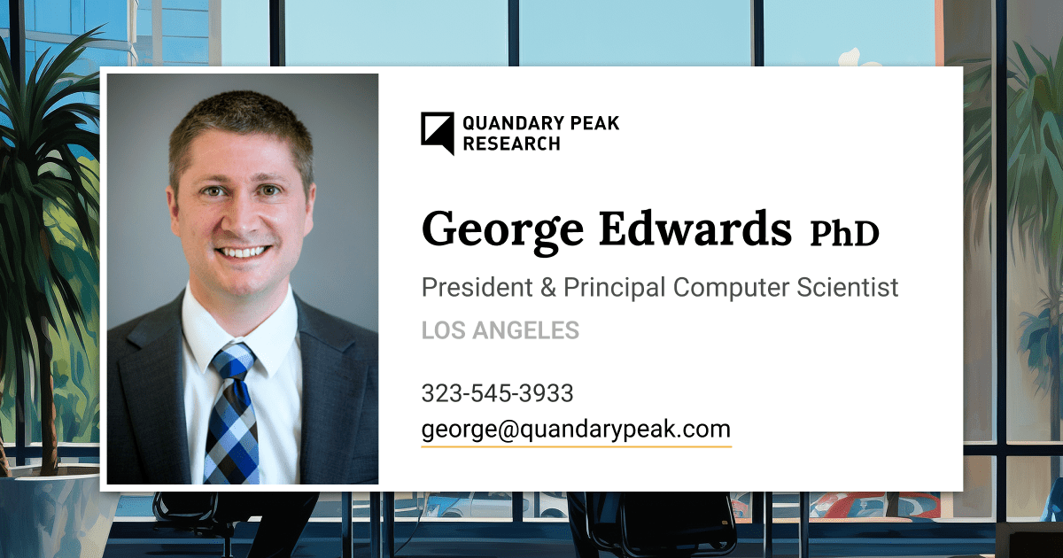 George Edwards | Software Expert Witness