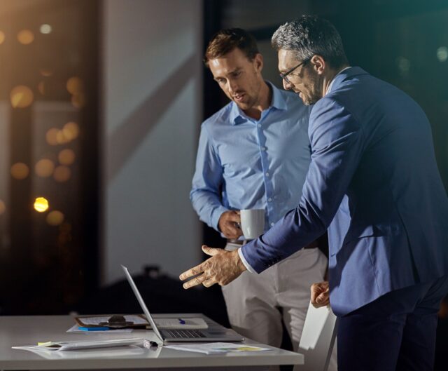 Expert explaining computer code to attorney