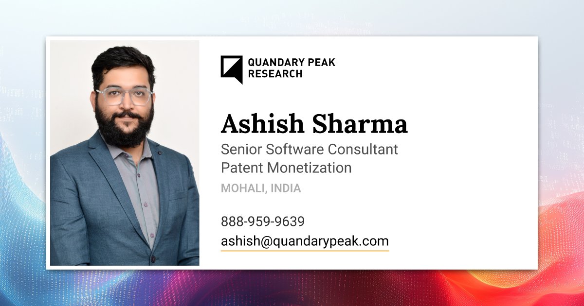 Ashish Sharma | Senior Software Consultant | Quandary Peak Research