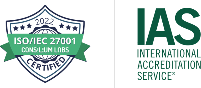 ISO/IEC 27001 certification badges